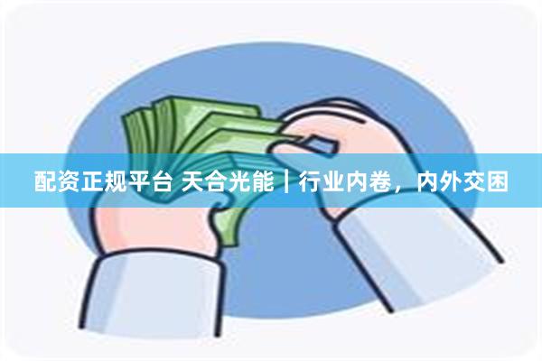 配资正规平台 天合光能︱行业内卷，内外交困