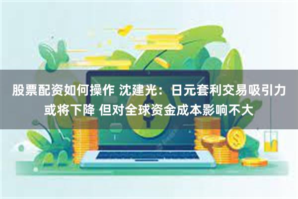 股票配资如何操作 沈建光：日元套利交易吸引力或将下降 但对全球资金成本影响不大