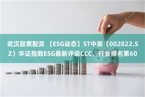 武汉股票配资 【ESG动态】ST中装（002822.SZ）华证指数ESG最新评级CCC，行业排名第60