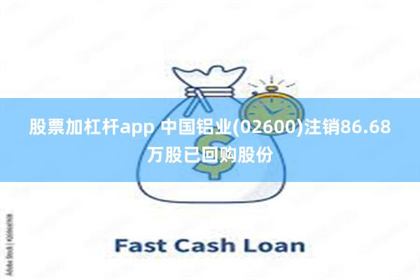 股票加杠杆app 中国铝业(02600)注销86.68万股已回购股份